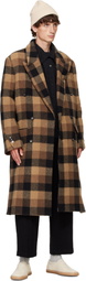 ADER error Brown Check Coat