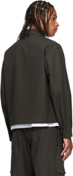 SAGE NATION Gray Index Cotton Twill Jacket