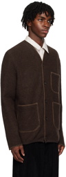 Universal Works Brown Pocket Cardigan