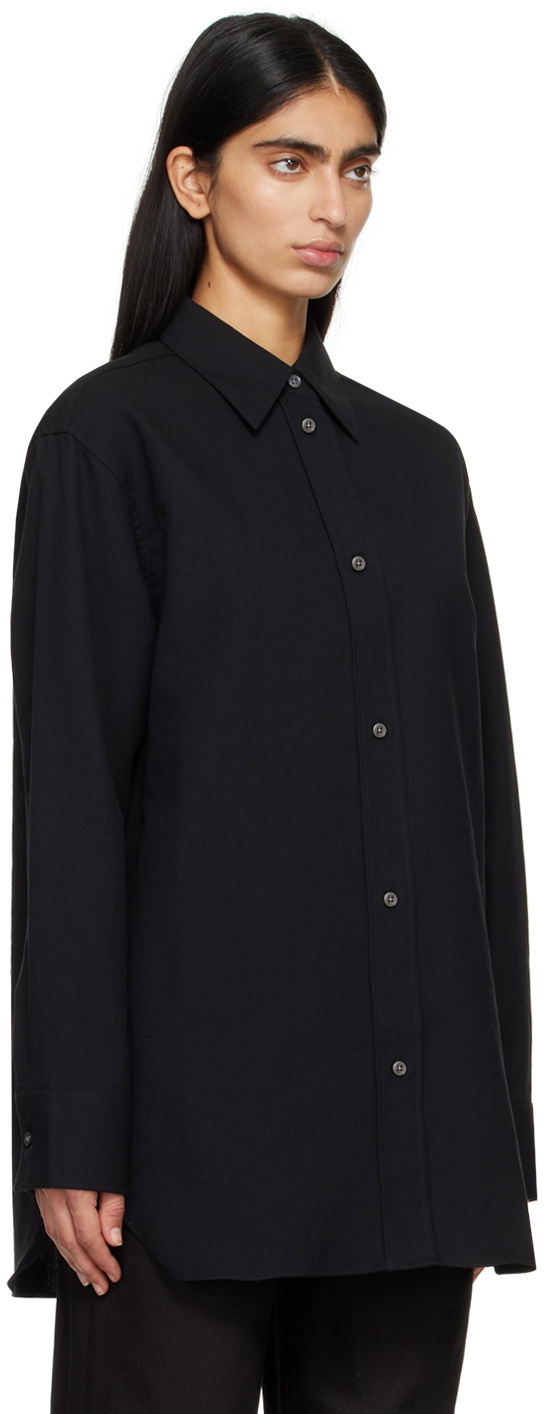 Studio Nicholson Black Santos Shirt