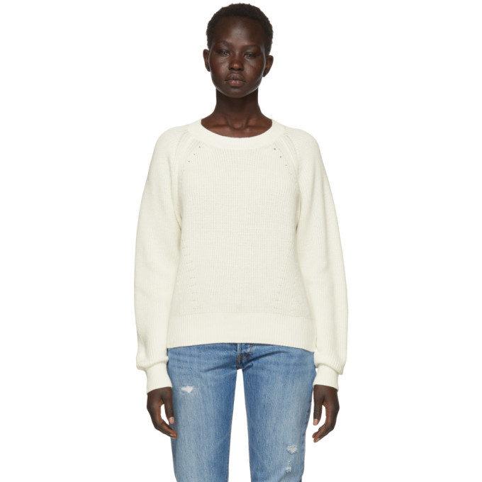 Rag & Bone 2024 White Crew Neck Sweater