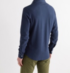 Loro Piana - Cotton-Piqué Shirt - Blue