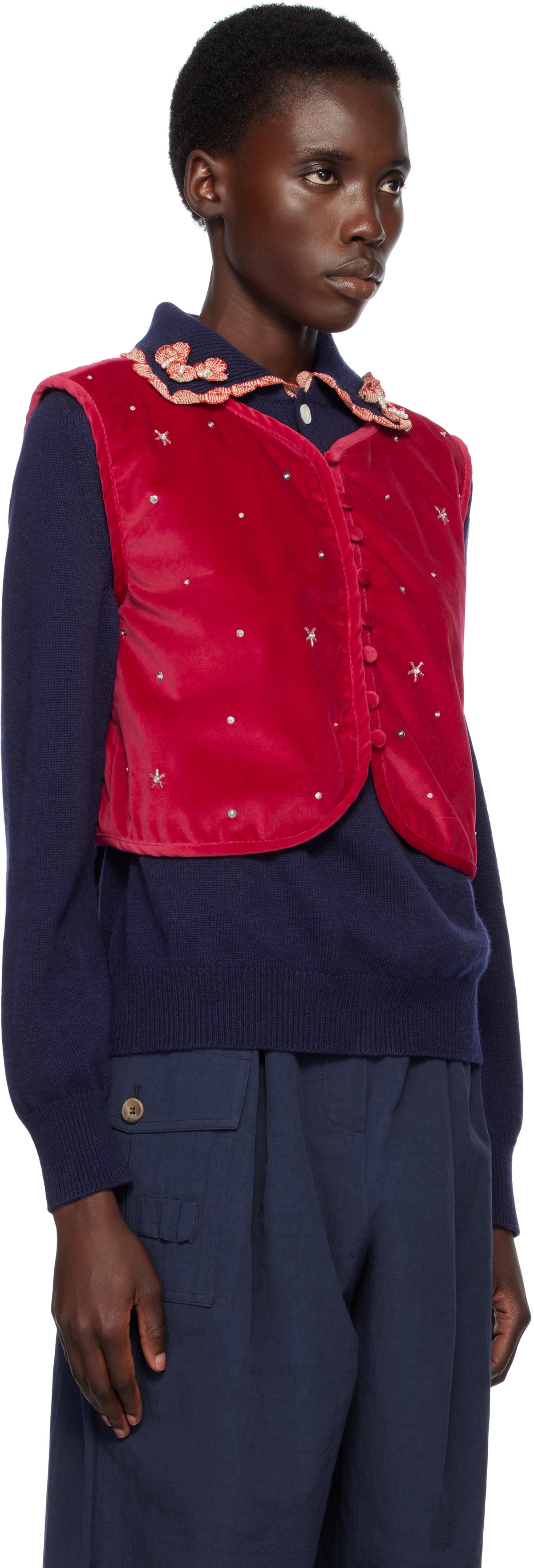 Caro Editions Red Ravnbak Ballerina Vest