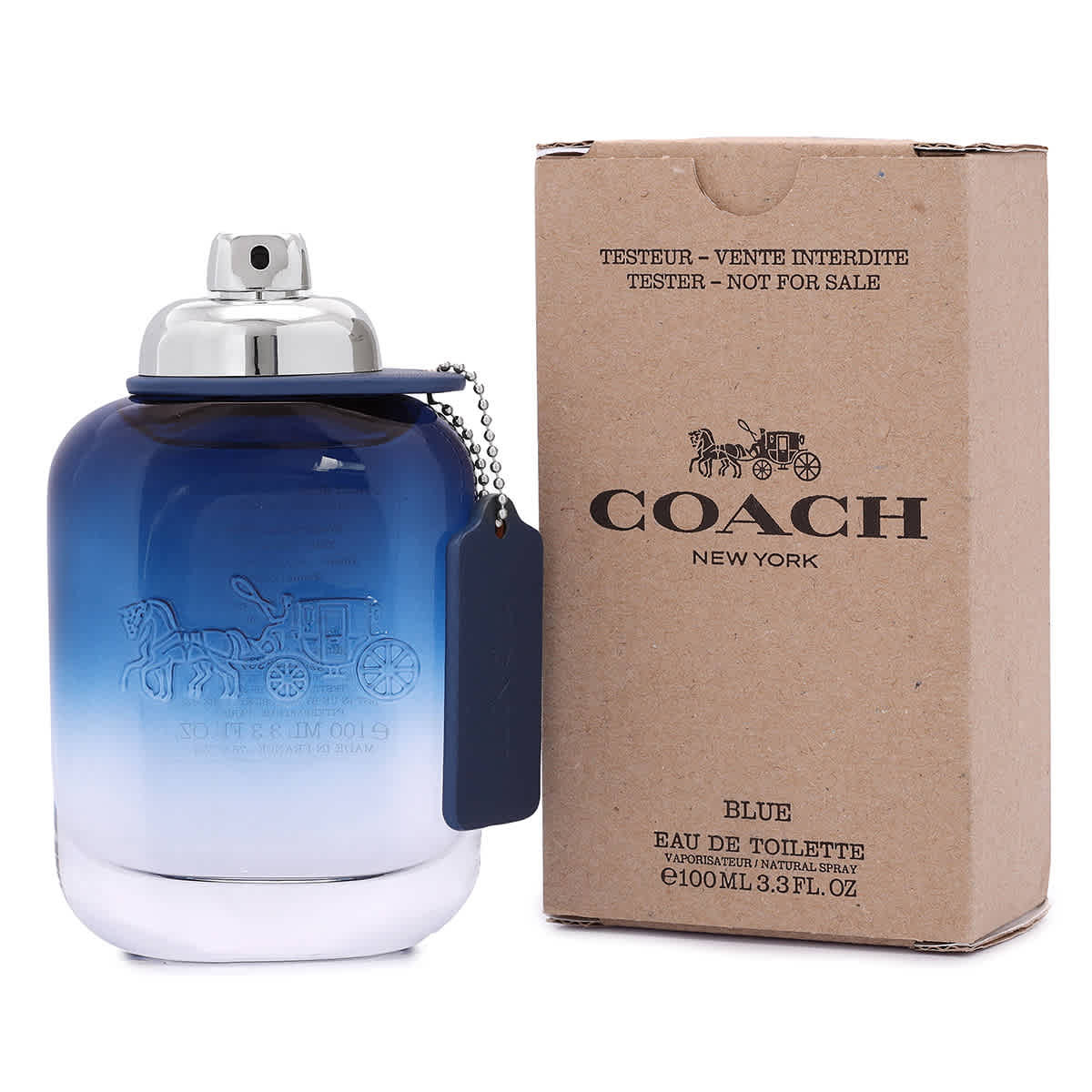 Coach Mens Blue EDT 3.4 oz (Tester) Fragrances 3386460113731