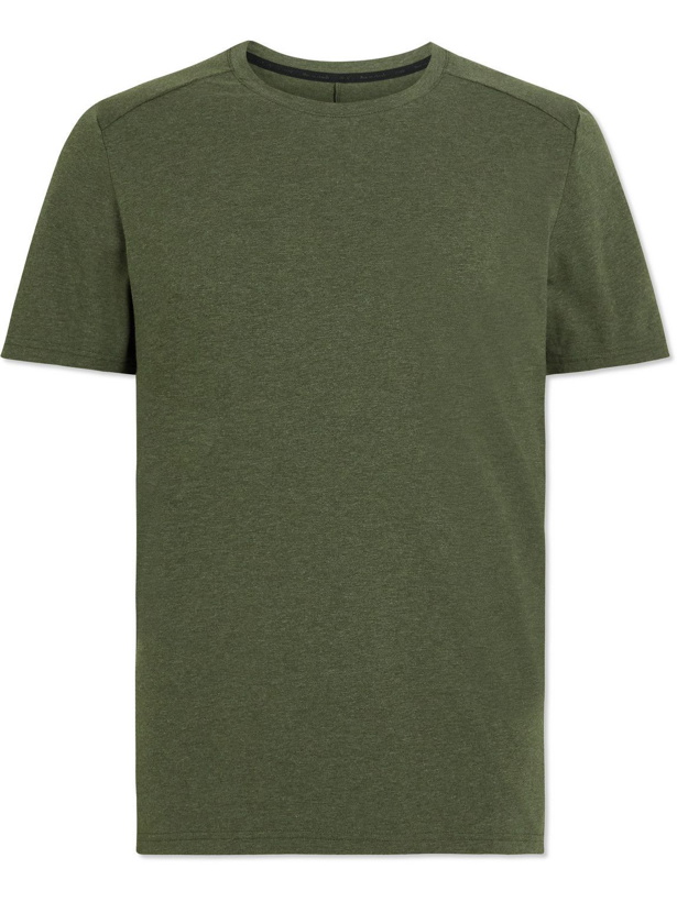 Photo: ON - On-T Stretch-Cotton Jersey T-Shirt - Green