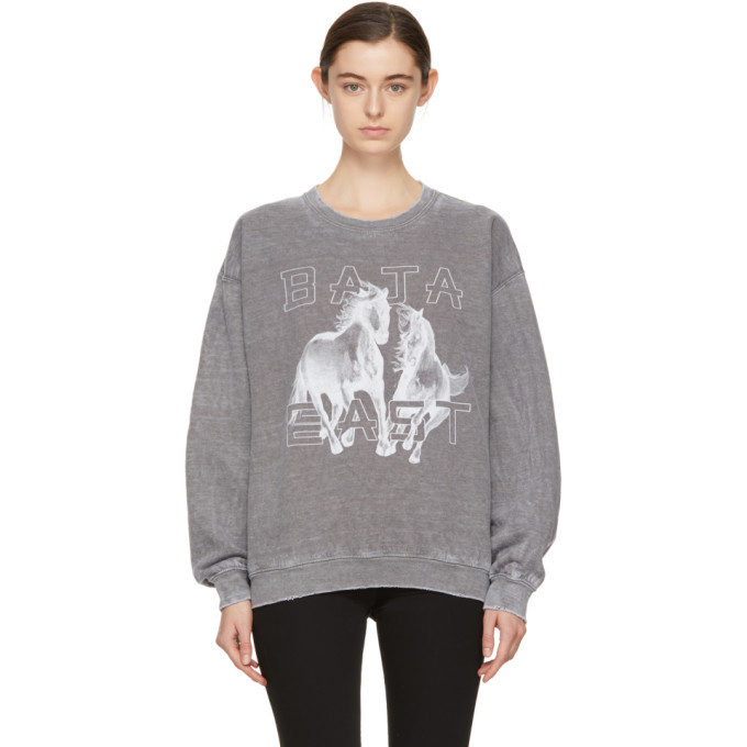 Photo: Baja East Grey Freedom Sweatshirt