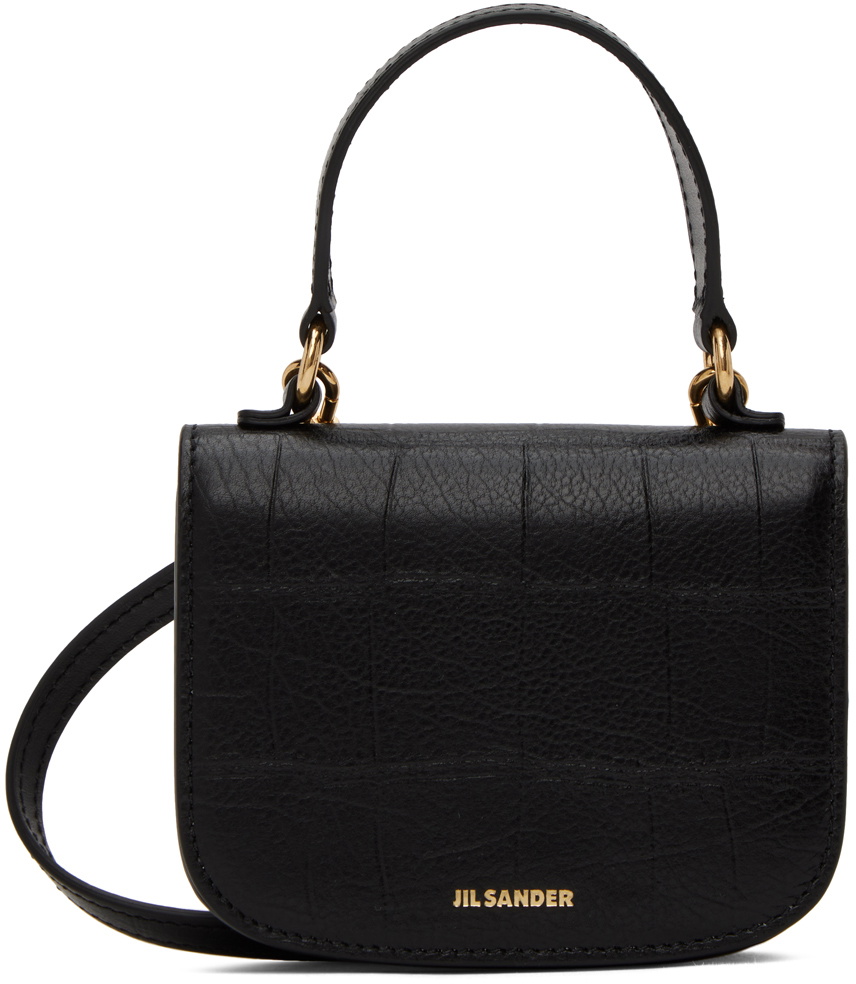 JIL SANDER 2024-25 Halo Miniブラックレザー JIL SANDER 2024-25 Halo Miniブラックレザー