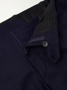Kiton - Straight-Leg Virgin Wool Suit Trousers - Blue