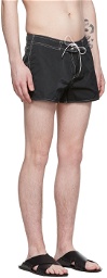 Ludovic de Saint Sernin Black Polyester Shorts