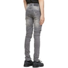 Ksubi Grey Van Winkle Scribbles Jeans