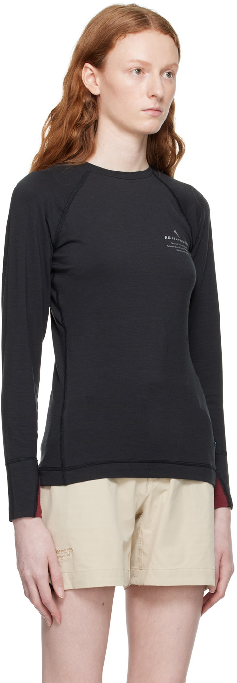 Klättermusen Black Fafne Long Sleeve T-Shirt