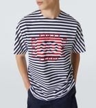 Gucci Logo striped cotton jersey T-shirt