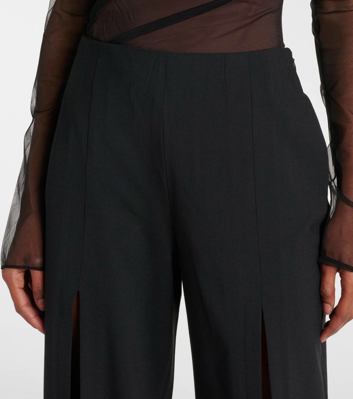 Nensi Dojaka Luna wide-leg pants