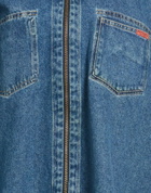 Martine Rose Womens Denim outerwear in Blue