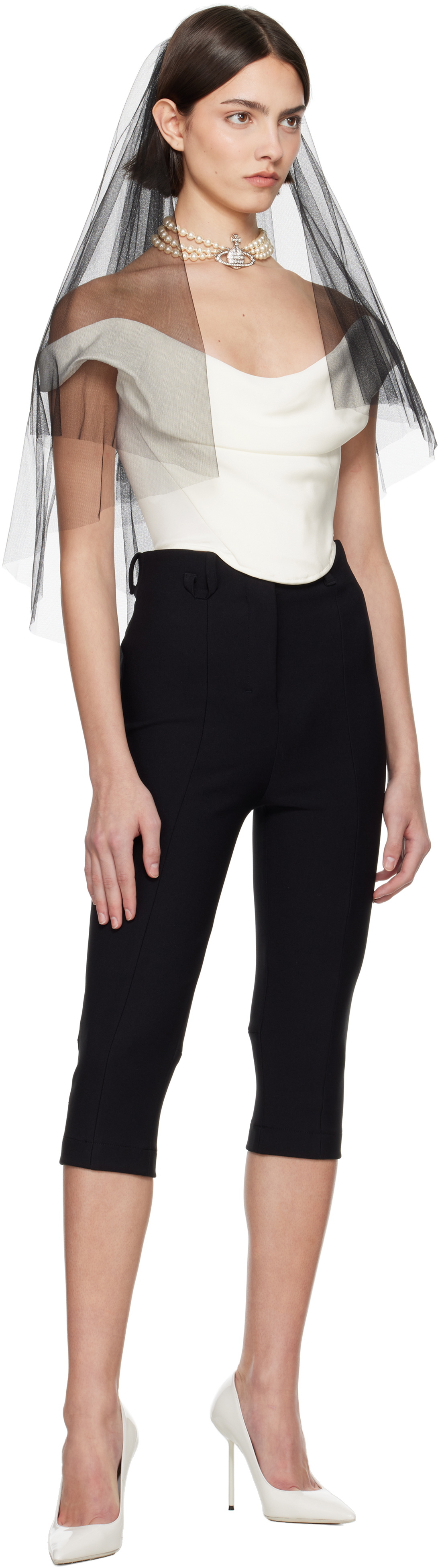 Vivienne Westwood SSENSE Bridal Capsule Silk Cady Comet Corset