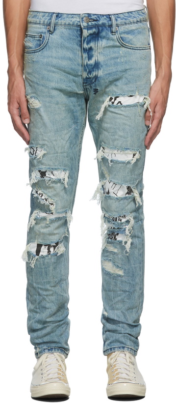 Photo: Ksubi Blue Nowhere Authentik Trashed Chitch Jeans