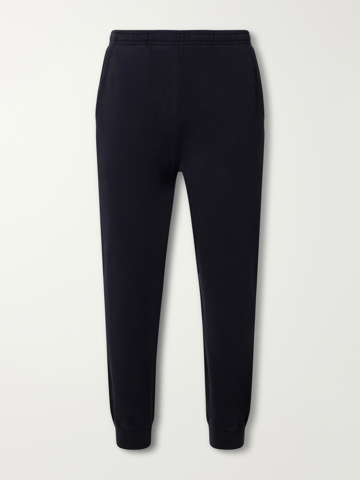 BODE - Tapered Cotton-Jersey Sweatpants - Black