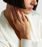 Stone and Strand Essential 14kt gold pinky ring with diamonds