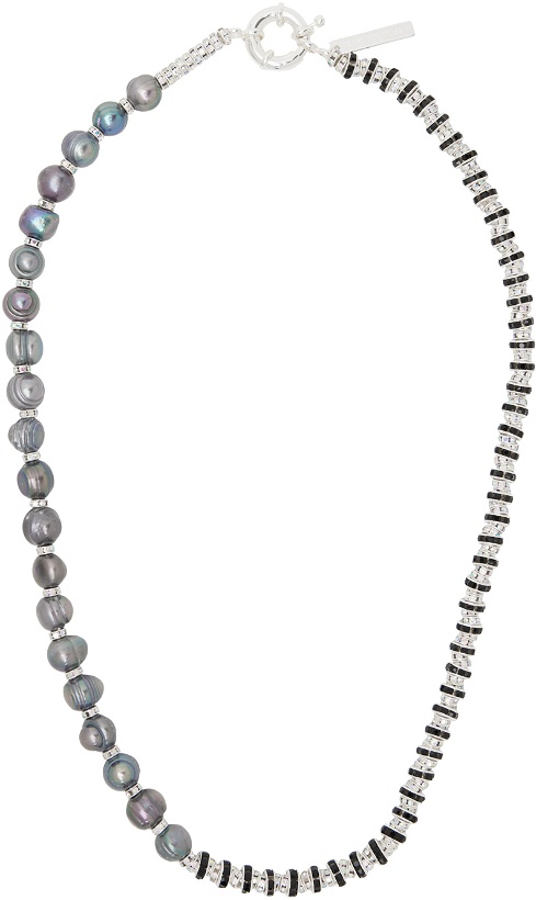 Photo: PEARL OCTOPUSS.Y Purple Diamond Noir Pearl Necklace