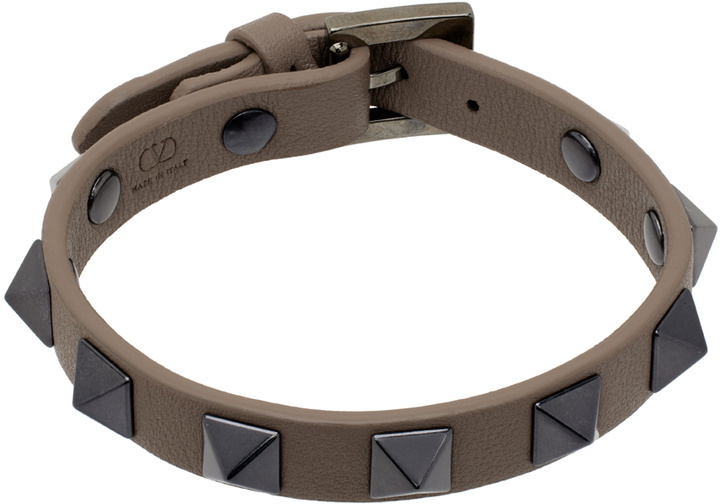 Photo: Valentino Garavani Taupe Rockstud Bracelet