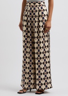 Borgo DE Nor Melia Printed Silk-satin Trousers Multicoloured