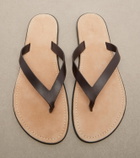 The Row Beach leather thong sandals
