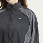 Nike Women's Swift UV Repel Running Jacket in Black/Iron Grey/Reflective Silv