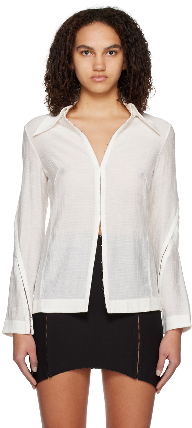 Anna October White Grace Shirt