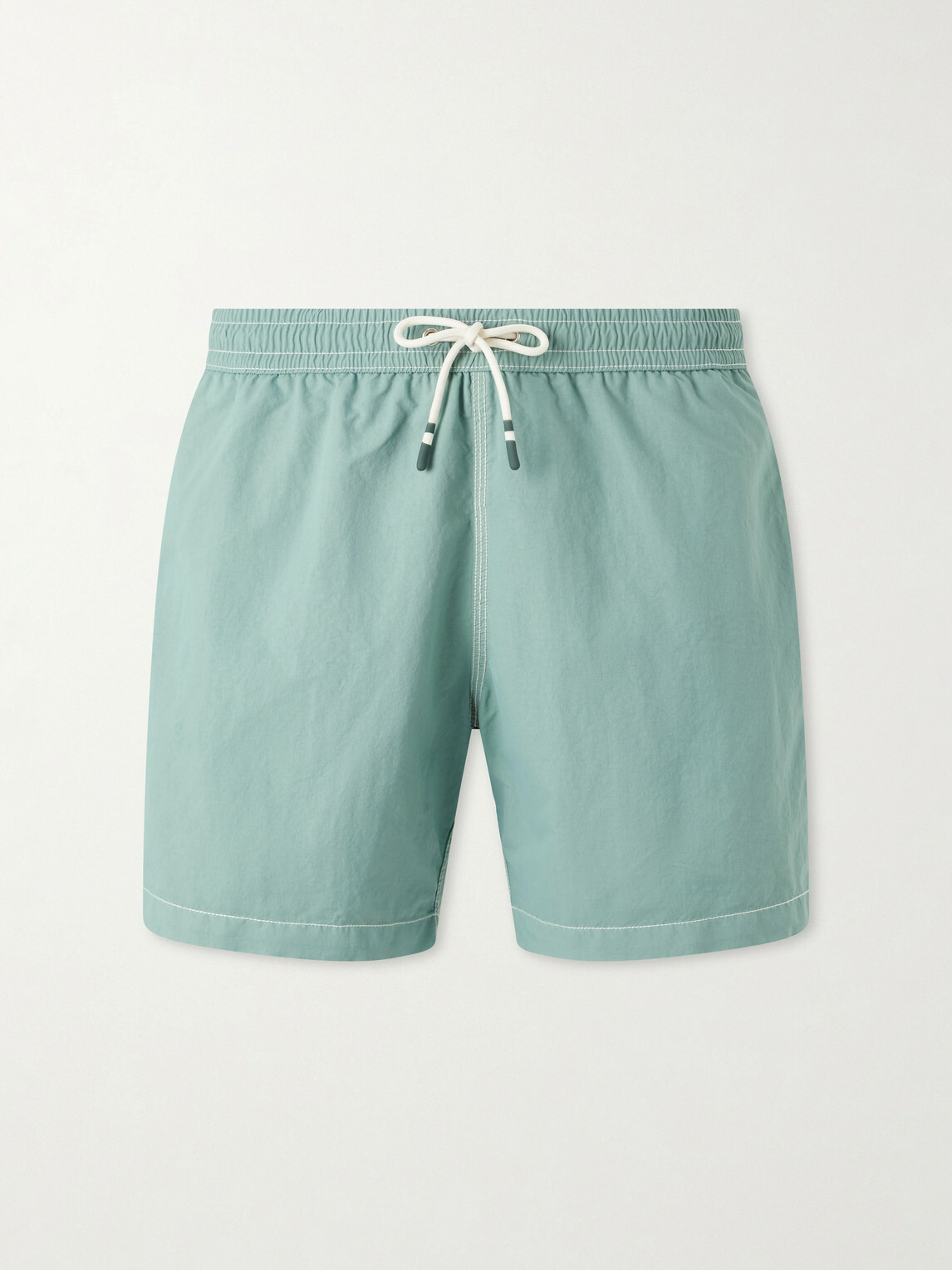 Hartford - Slim-Fit Mid-Length Swim Shorts - Green