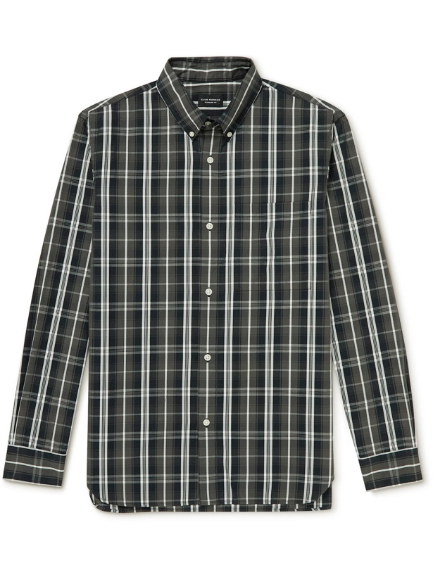 Photo: Club Monaco - Button-Down Collar Checked Cotton-Poplin Shirt - Multi