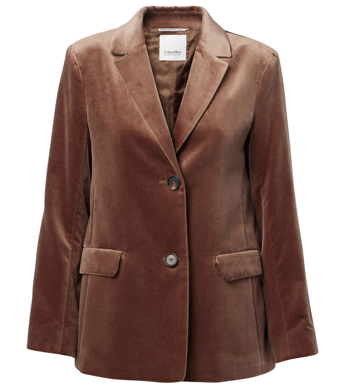 S Max Mara Margot Peacot With Gold Botton S Max Mara