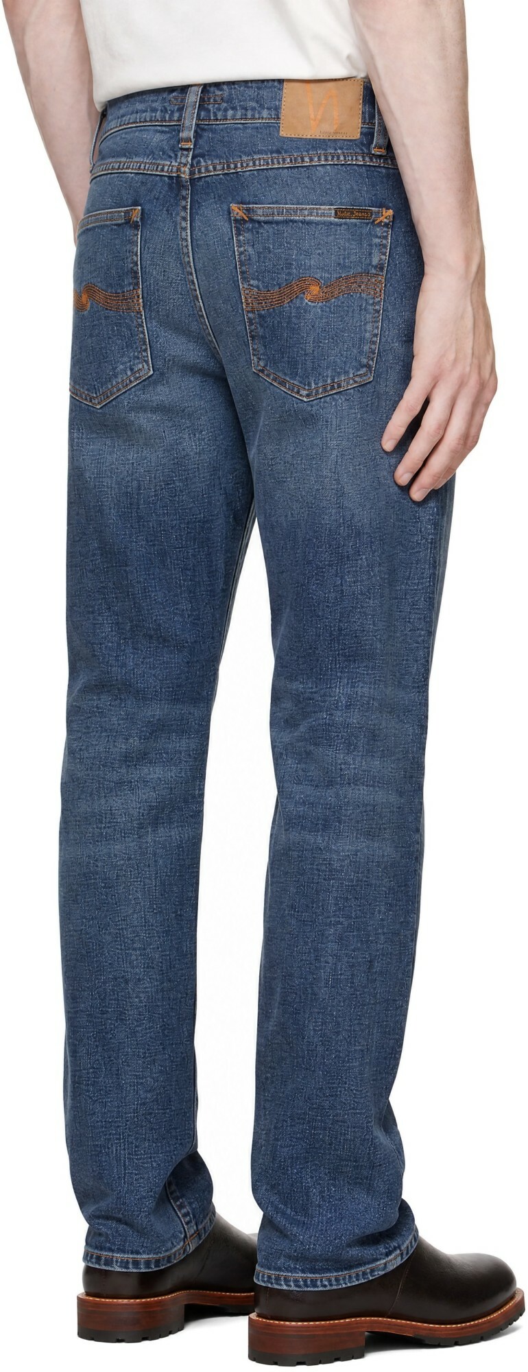 Nudie Jeans Blue Lean Dean Jeans