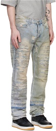 Who Decides War by MRDR BRVDO Blue Ashes To Ashes Jeans