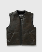 Samsøe & Samsøe X Schott SABOY VEST Brown Men