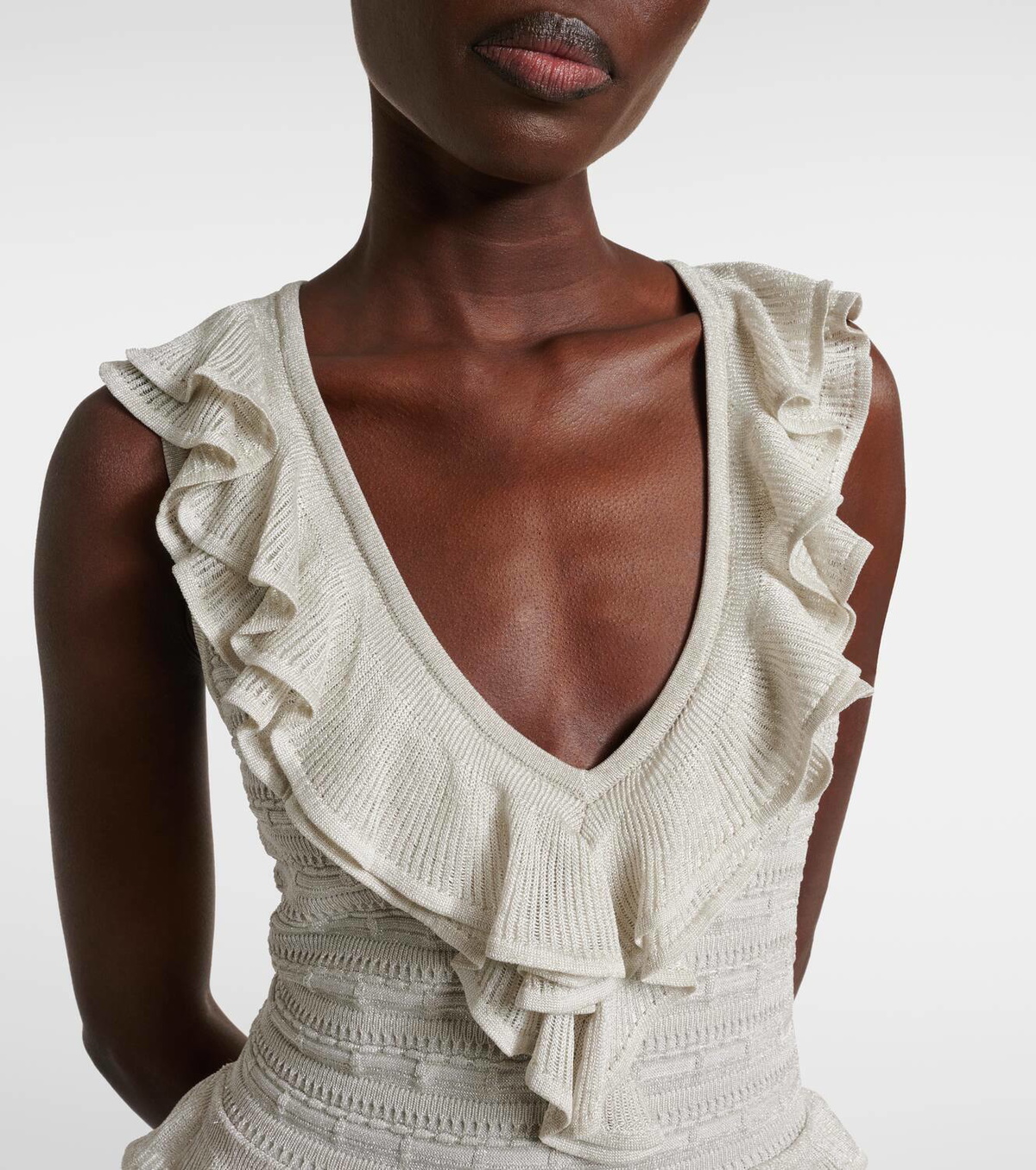 【Zimmermann】Crush Frilled knitted maxi dress Zimmermann Crush Frilled knitted maxi dress Zimmermann
