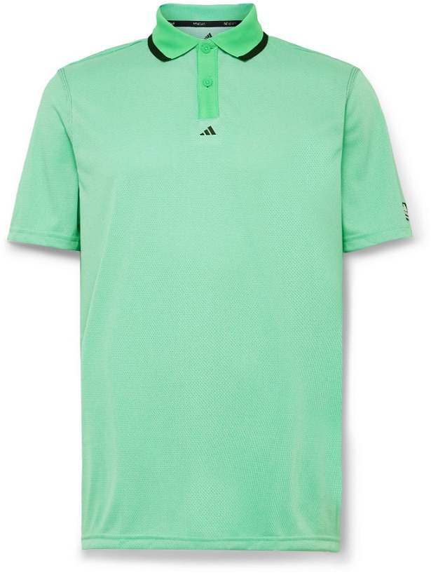 Photo: adidas Golf - Equipment Recycled Primegreen Golf Polo Shirt - Green