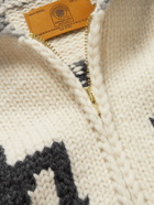 Carhartt WIP - Intarsia Wool Zip-Up Cardigan - Neutrals