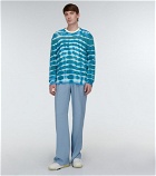 Amiri - Tie-dye cashmere and wool sweater