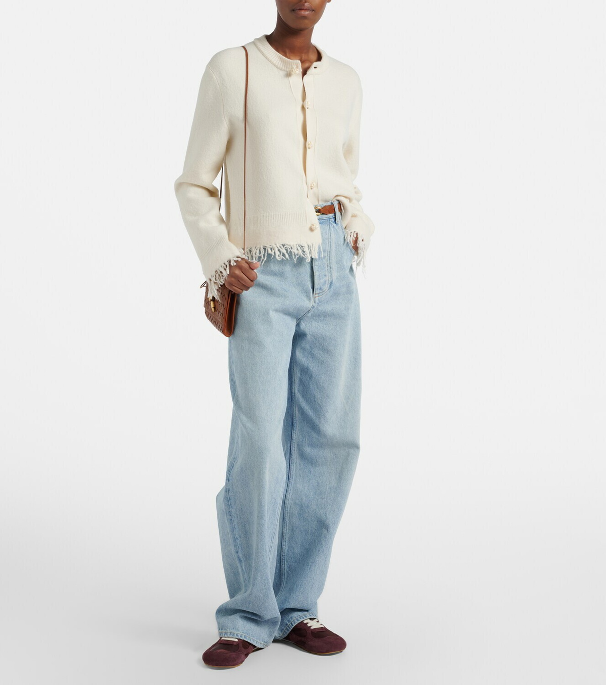 Bottega Veneta Orbit Flash suede-trimmed sneakers