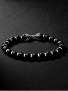 David Yurman - Spiritual Sterling Silver Onyx Bracelet - Black