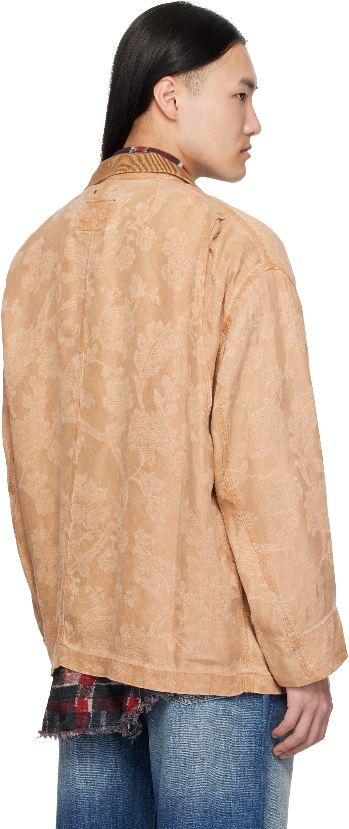 R13 Orange Evelyn Chore Jacket
