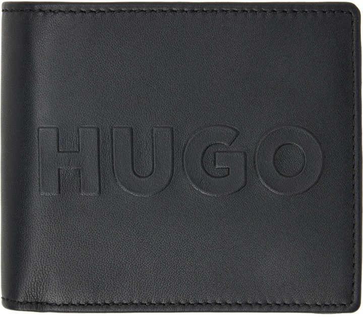 Photo: Hugo Black Embossed Wallet