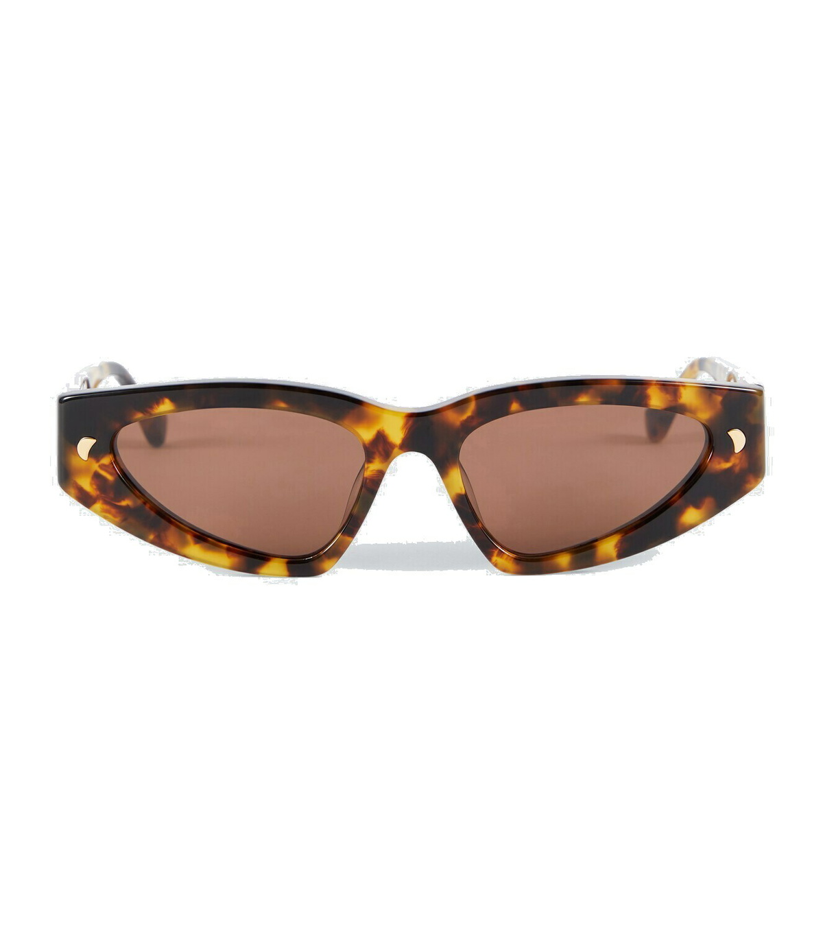【関税込み】Crista Sunglasses - Nanushka - Acetate - Green Nanushka Crista Acetate Cat-eye Sunglasses In Green | ModeSens