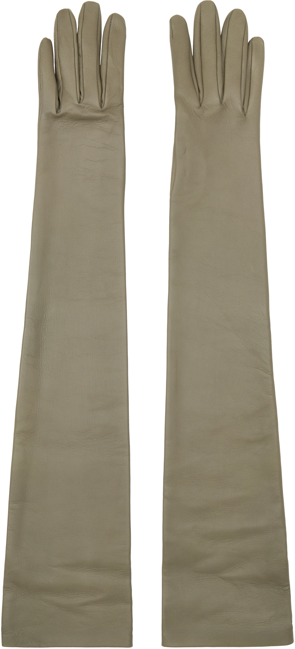 The Row Gray Simon Gloves