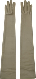 The Row Gray Simon Gloves