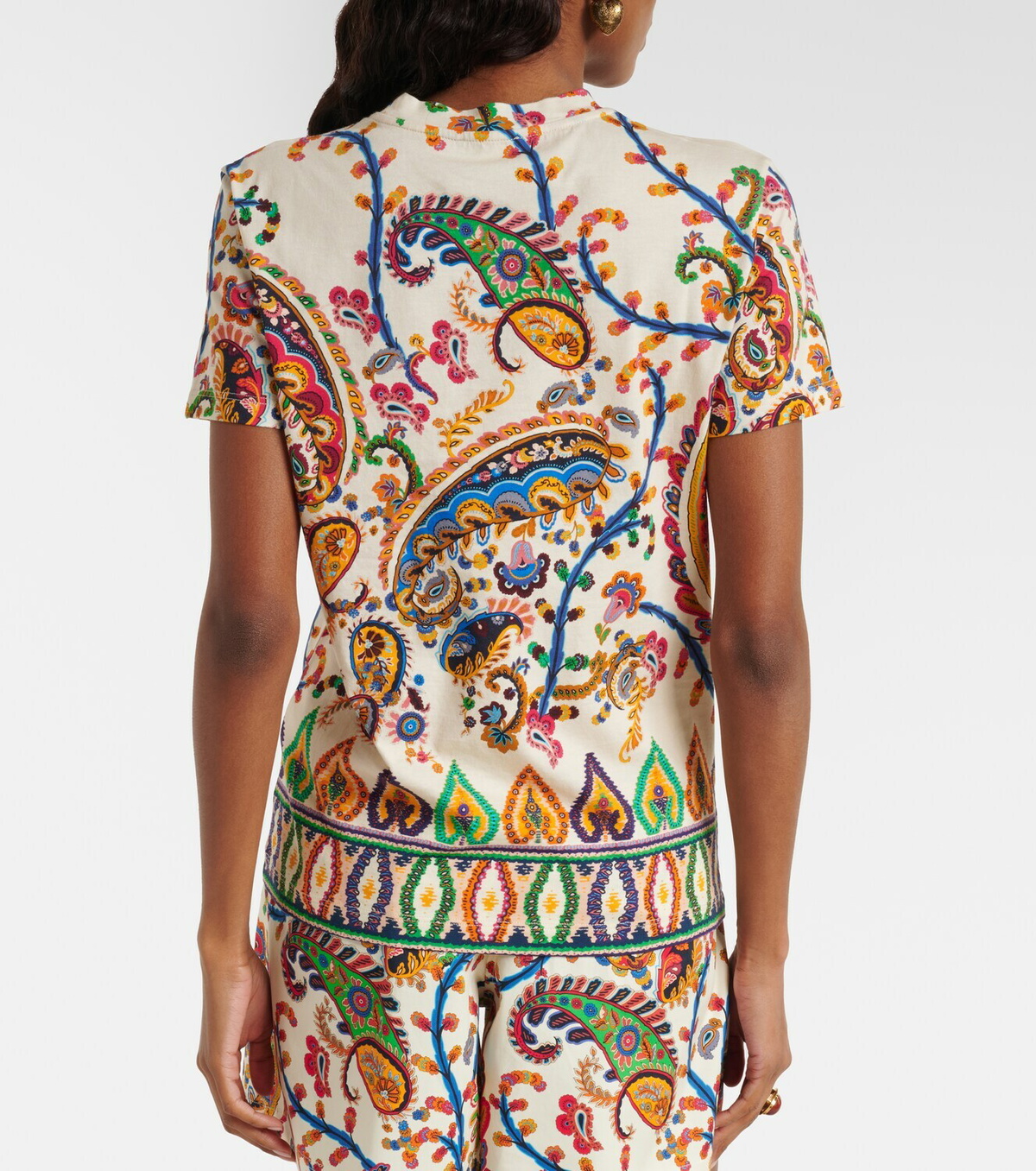Etro Paisley cotton T-shirt