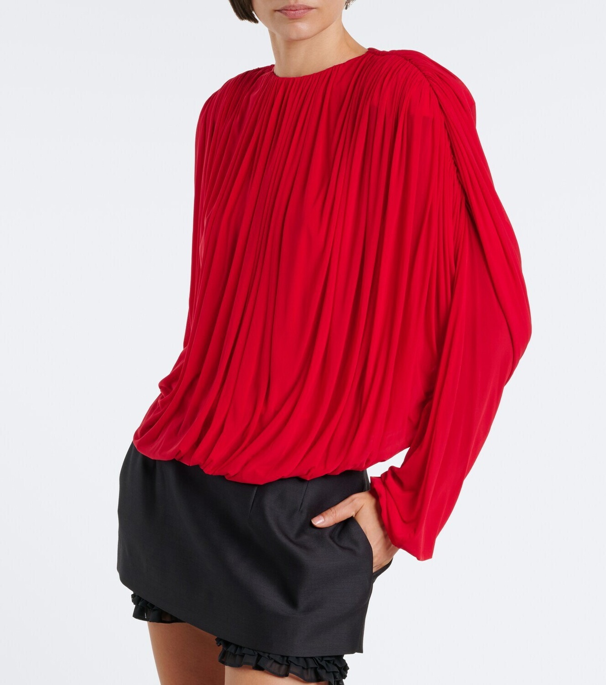 Magda Butrym Gathered top