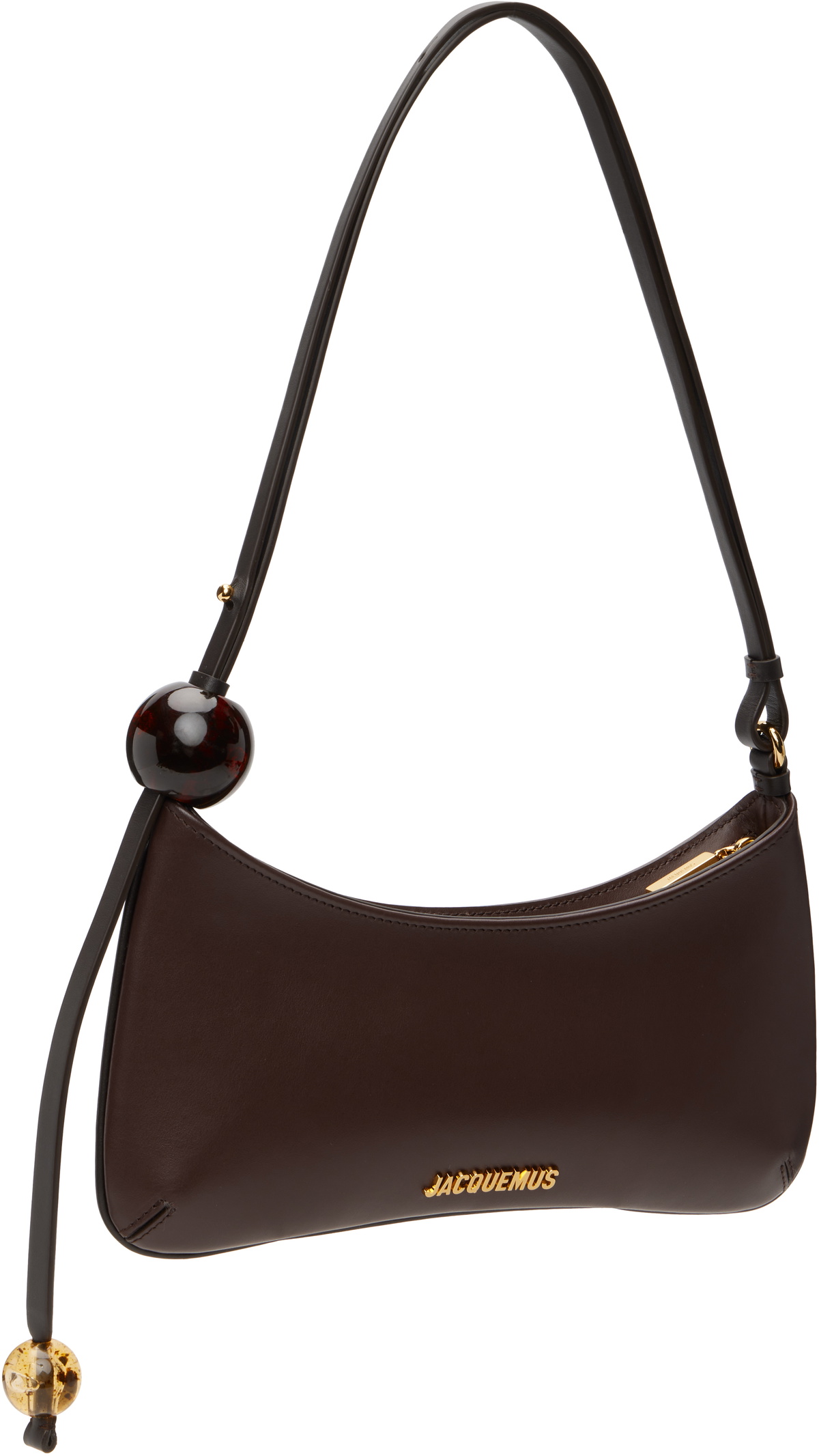 JACQUEMUS Burgundy Les Classiques 'The Bisou Perle' Bag