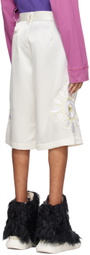 BLUEMARBLE Off-White Embroidered Shorts