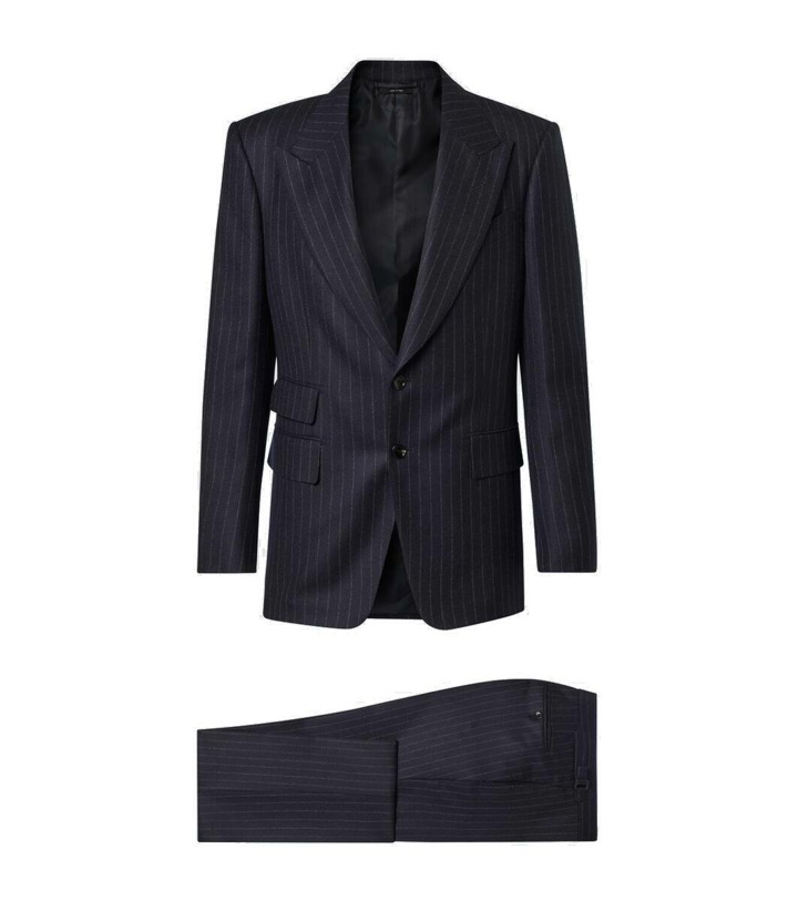 Photo: Tom Ford Shelton striped wool suit